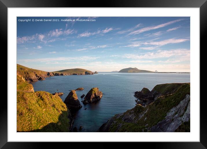 Dunquin, Dingle Peninsula  Framed Mounted Print by Derek Daniel