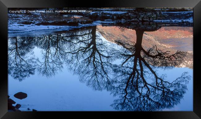 Buttermere Reflection #3 Framed Print by Derek Daniel