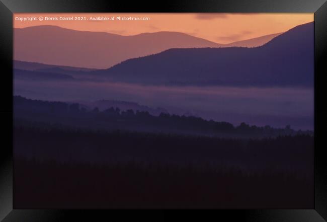 Feshiebridge Forest, Cairngorms Framed Print by Derek Daniel