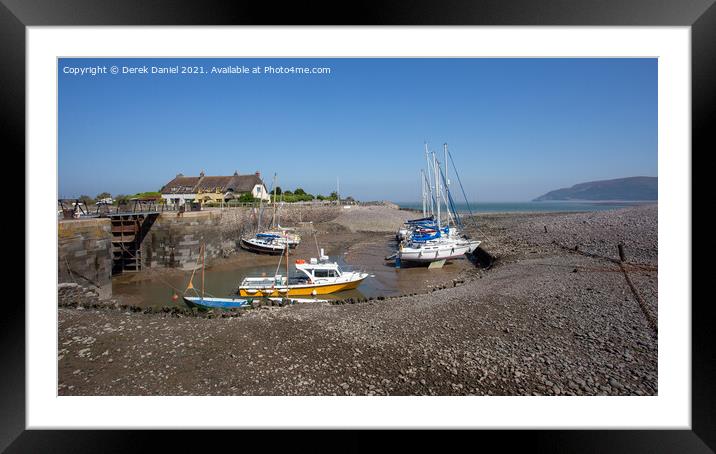 Coastal Charm Framed Mounted Print by Derek Daniel