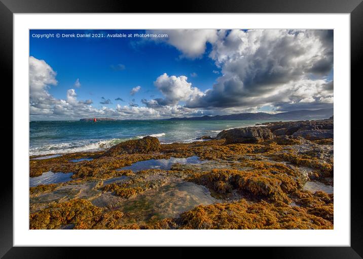 The View from Penmon #3, Anglesey, North Wales mai Framed Mounted Print by Derek Daniel