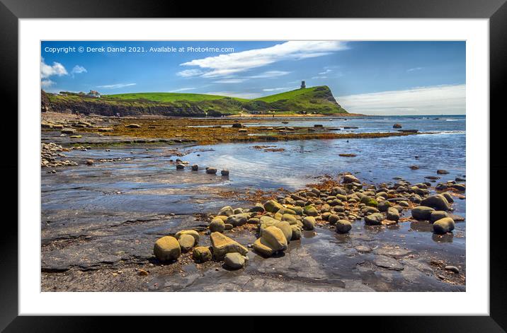 Kimmeridge Bay Framed Mounted Print by Derek Daniel