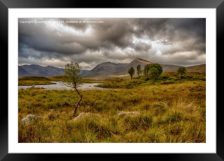A Breath-Taking Landscape Of Scottish Scenery Framed Mounted Print by Derek Daniel