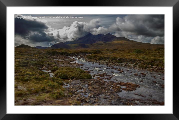 Sligachan, Skye, Scotland Framed Mounted Print by Derek Daniel