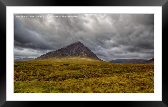 Stob Dearg Framed Mounted Print by Derek Daniel