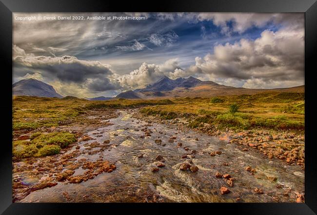 Sligachan, Skye, Scotland Framed Print by Derek Daniel