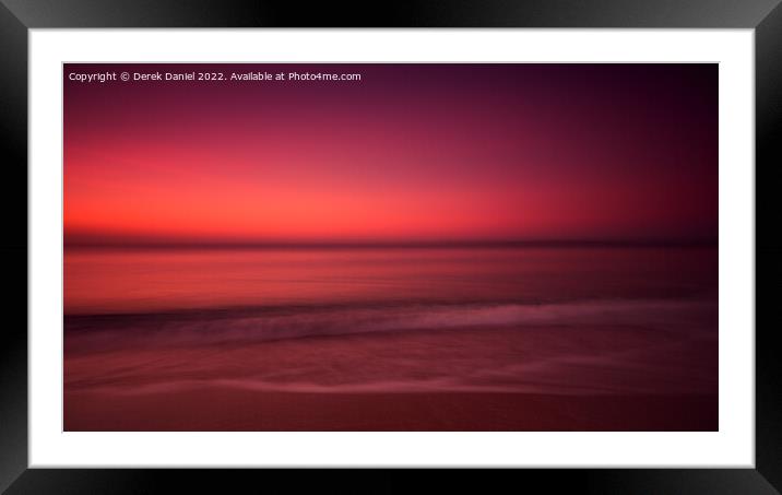Sunrise Bliss Framed Mounted Print by Derek Daniel