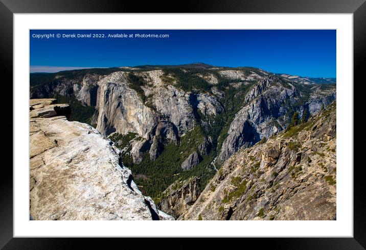 Yosemite, California Framed Mounted Print by Derek Daniel