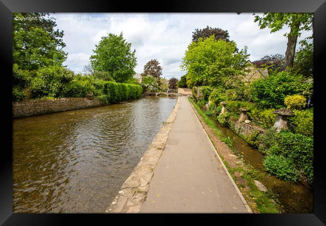 The Enchanting Venice of Cotswolds Framed Print by Derek Daniel