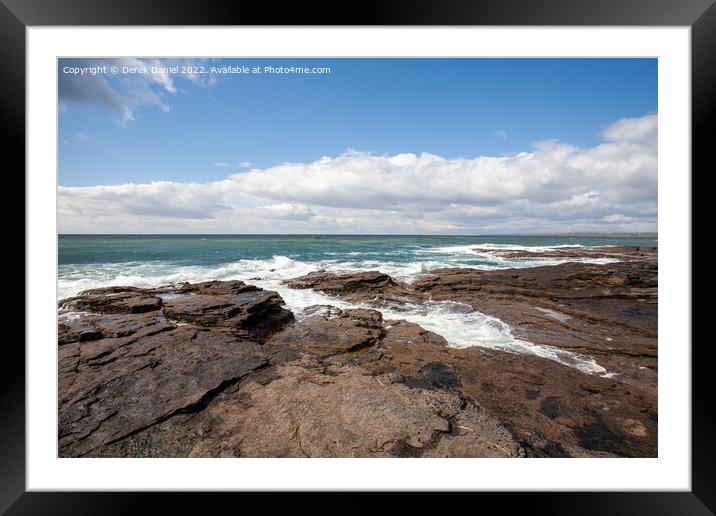 Hook Head Headland Framed Mounted Print by Derek Daniel