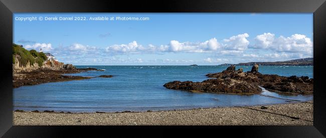 Bull Bay Anglesey Framed Print by Derek Daniel