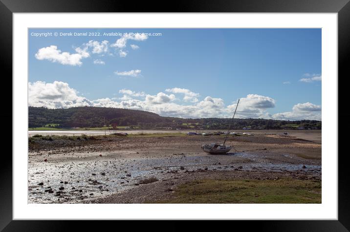 Red Wharf Bay, Anglesey Framed Mounted Print by Derek Daniel