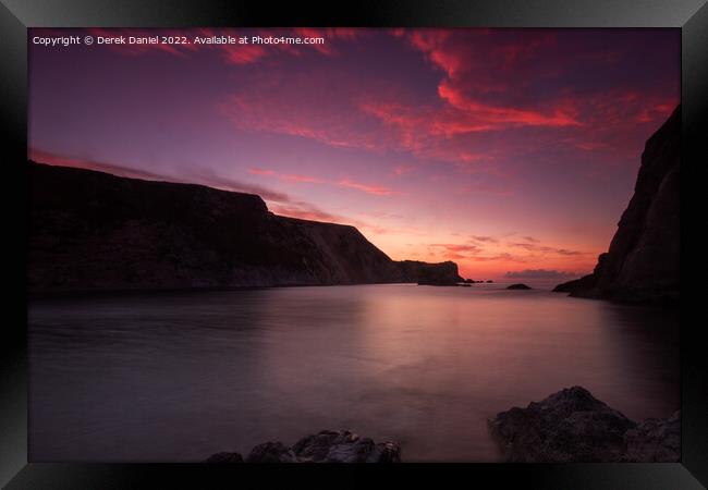 Majestic Sunrise at Man O'War Bay Framed Print by Derek Daniel