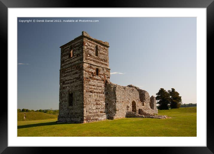 Mystical Neolithic Henge Framed Mounted Print by Derek Daniel