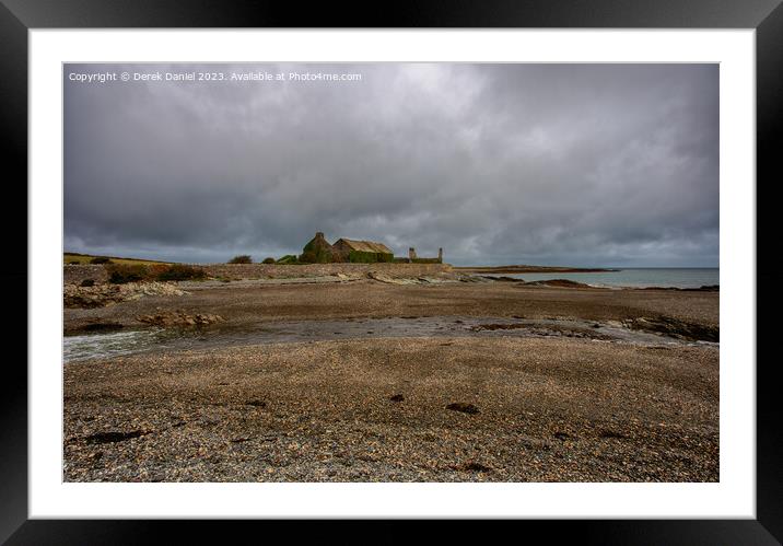 Eerie Abandonment Framed Mounted Print by Derek Daniel