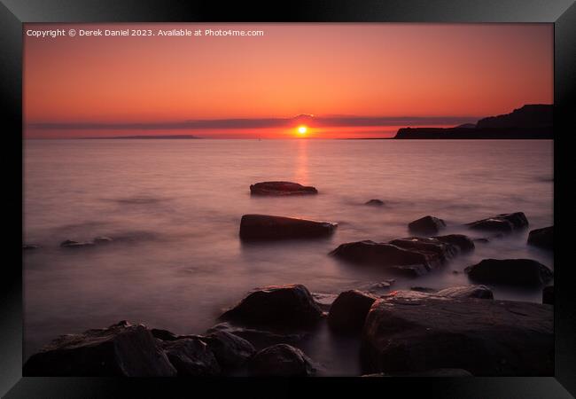 Golden Hour Magic Framed Print by Derek Daniel