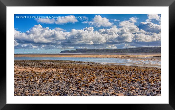 Tranquil Red Wharf Bay Framed Mounted Print by Derek Daniel