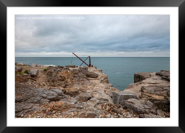 Majestic Jurassic Coastline Framed Mounted Print by Derek Daniel