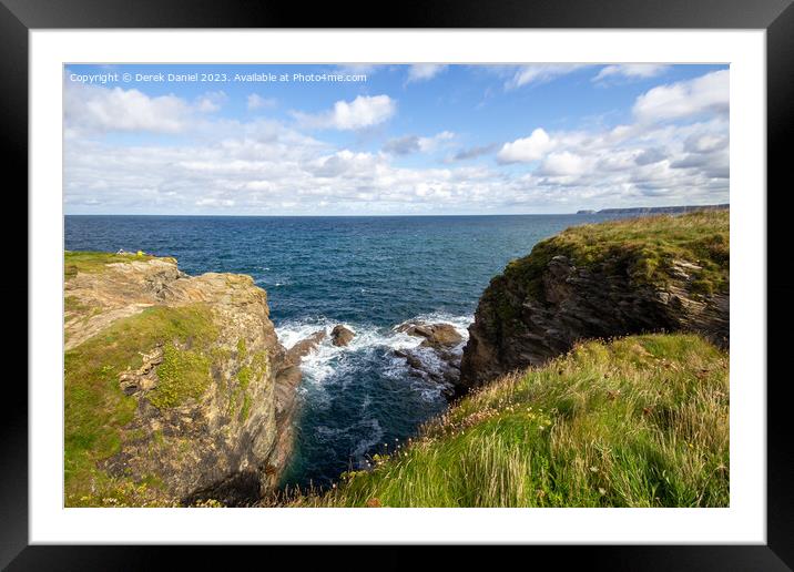 Majestic Ruggedness Framed Mounted Print by Derek Daniel