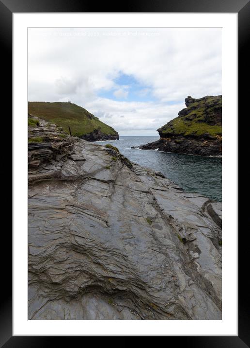 Mystical Boscastle Harbour Framed Mounted Print by Derek Daniel