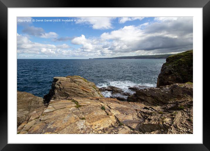 Majestic Rocky Haven Framed Mounted Print by Derek Daniel