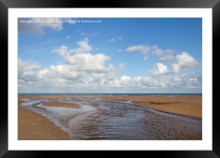 Serene Lligwy Beach Framed Mounted Print by Derek Daniel