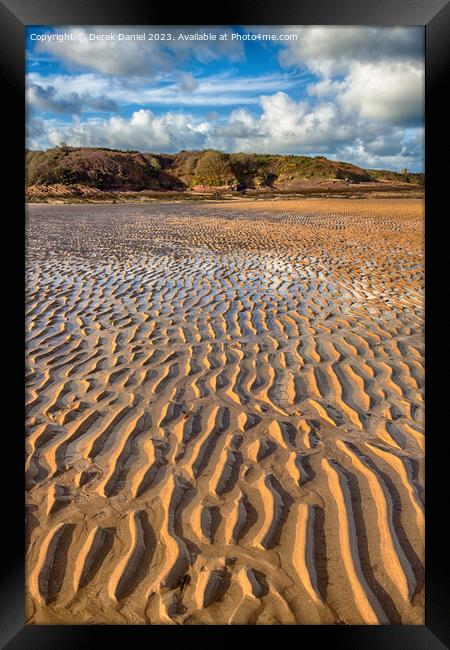 Serenity at Lligwy Beach Framed Print by Derek Daniel