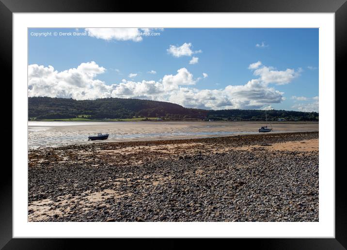 Captivating Shoreline Framed Mounted Print by Derek Daniel