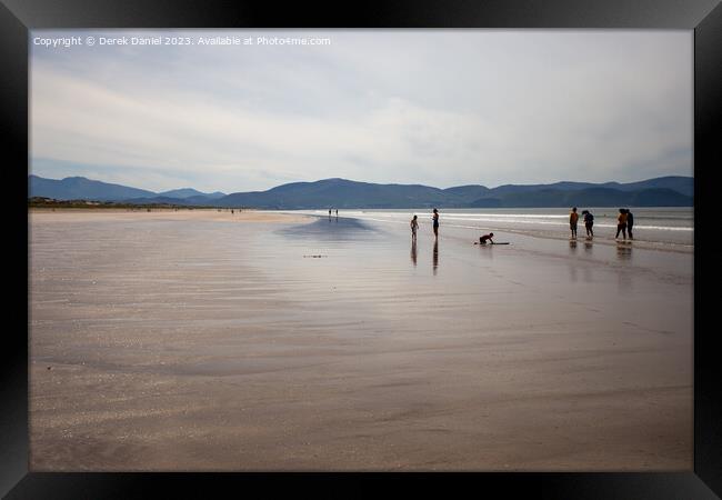 Inch Beach, Dingle Peninsula  Framed Print by Derek Daniel