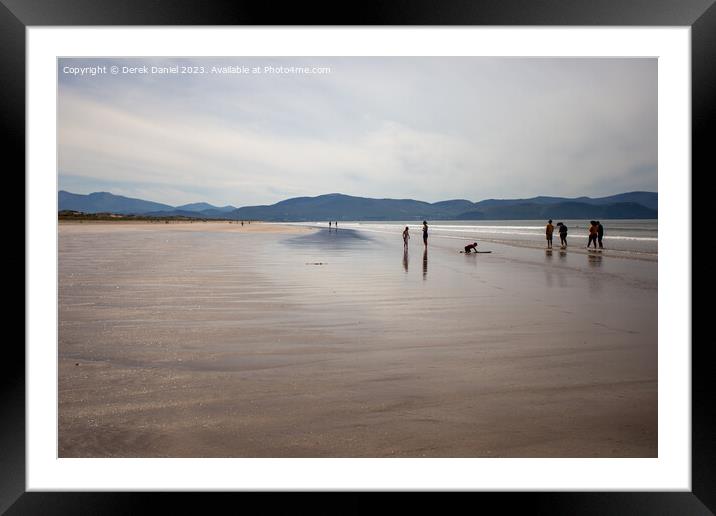 Inch Beach, Dingle Peninsula  Framed Mounted Print by Derek Daniel