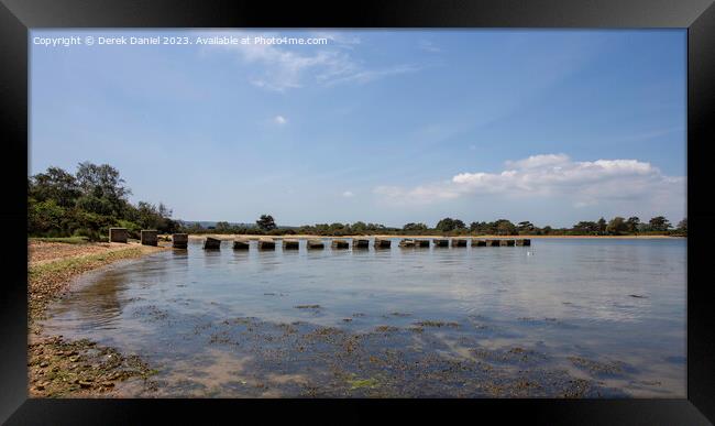 Dragon's Teeth, Bramble Bush Bay  Framed Print by Derek Daniel