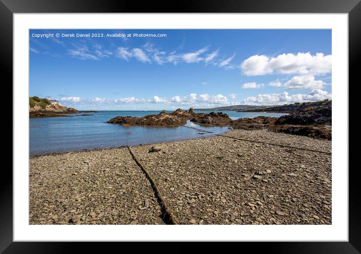 Bull Bay, Anglesey Framed Mounted Print by Derek Daniel