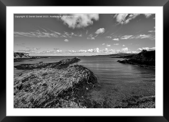 Bull Bay, Anglesey Framed Mounted Print by Derek Daniel