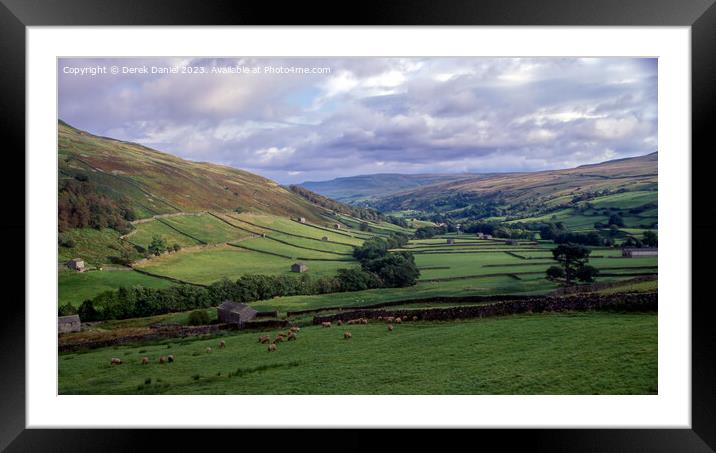 Tranquil Beauty in the Yorkshire Dales Framed Mounted Print by Derek Daniel