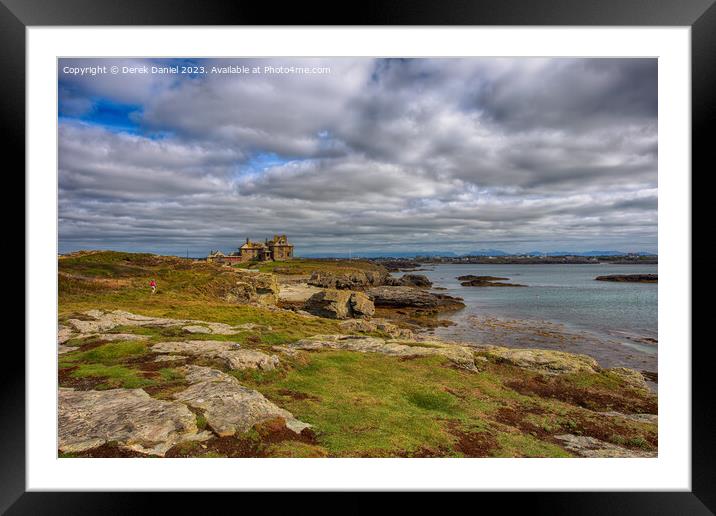 Majestic Coastal Mansion Framed Mounted Print by Derek Daniel