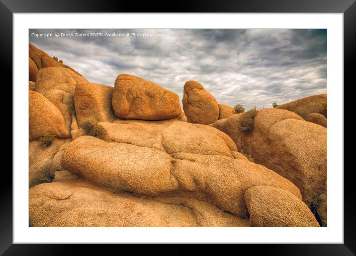 Joshua Tree National Park Framed Mounted Print by Derek Daniel