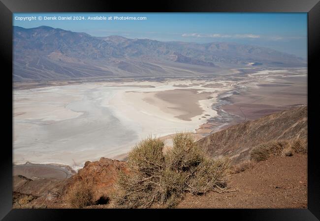 Dante's View, Death Valley Framed Print by Derek Daniel