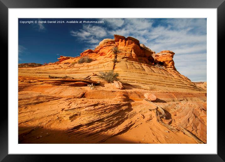 South Coyote Buttes, Arizona Framed Mounted Print by Derek Daniel