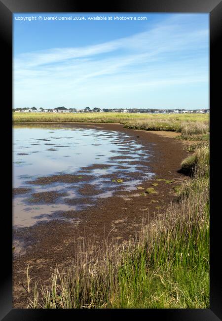 Mudeford Spit  Framed Print by Derek Daniel