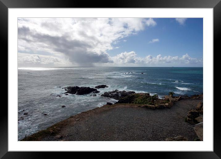 Lizard Point, Cornwall Framed Mounted Print by Derek Daniel