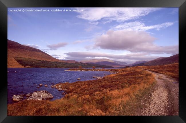 Loch Clair Framed Print by Derek Daniel