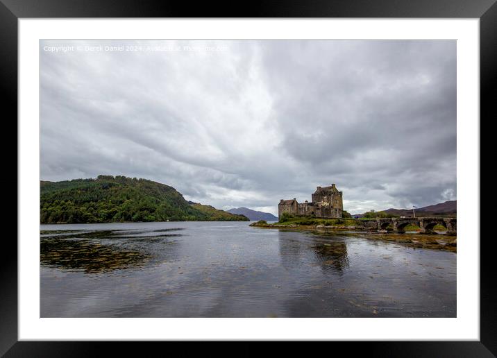 Eilean Donan Castle, Dornie, Scotland Framed Mounted Print by Derek Daniel