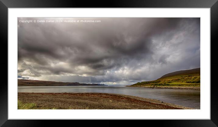 Loch Brittle, Isle of Skye (panoramic) Framed Mounted Print by Derek Daniel