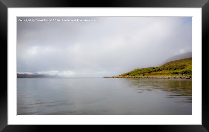 Loch Brittle, Isle of Skye (panoramic) Framed Mounted Print by Derek Daniel