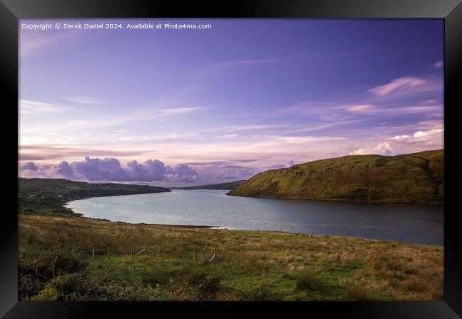 Loch Harport, Skye Framed Print by Derek Daniel