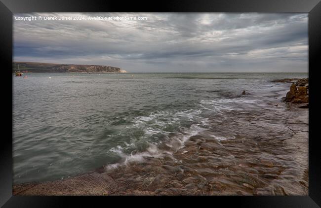 Swanage, Dorset Framed Print by Derek Daniel