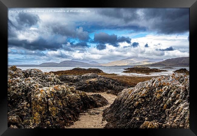 Ord Bay, Skye Framed Print by Derek Daniel