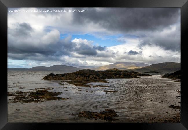 Ord Bay, Skye Framed Print by Derek Daniel