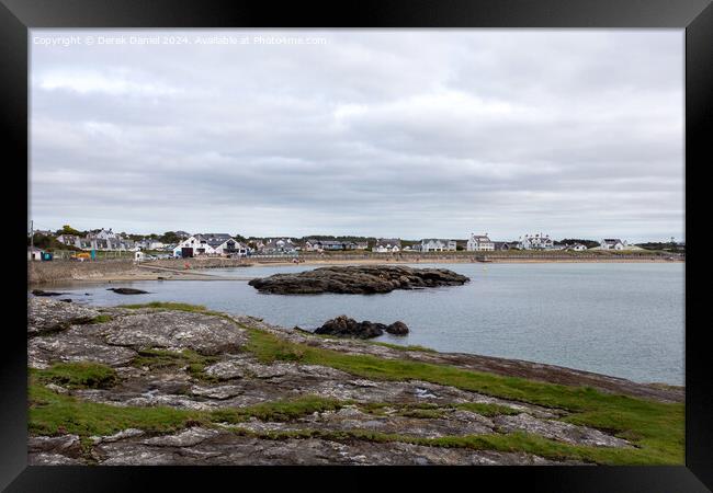 Trearddur Bay, Anglesey Framed Print by Derek Daniel