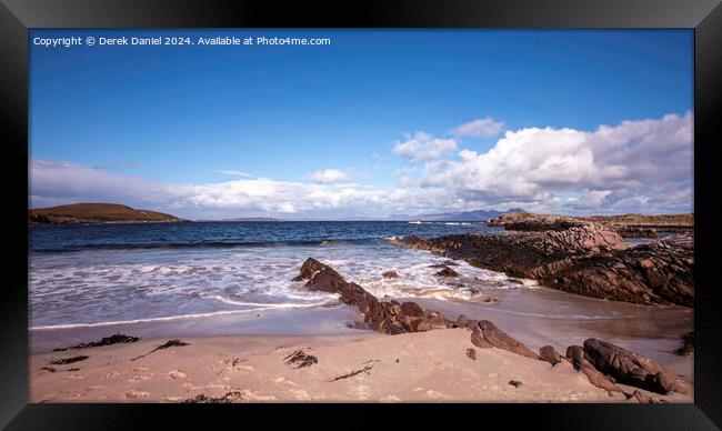 Mellon Udrigle, Laide, Scotland  Framed Print by Derek Daniel